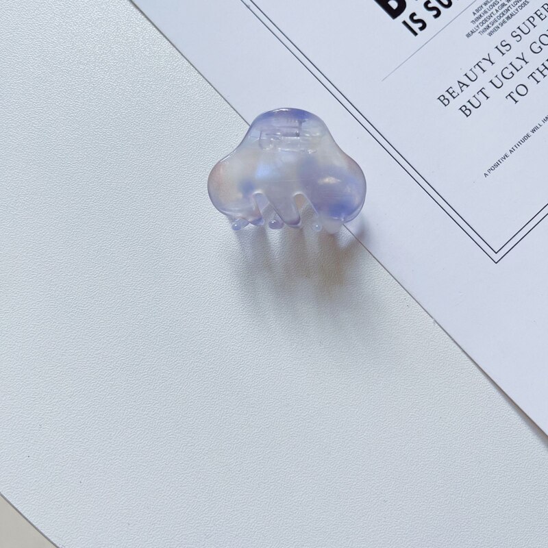 3cm Mini włosy akcesoria chmura w kształcie octanu klamra do włosów dla WomanTortoiseshell Mutiple Barrette akrylowe geometryczne szpilka: 11