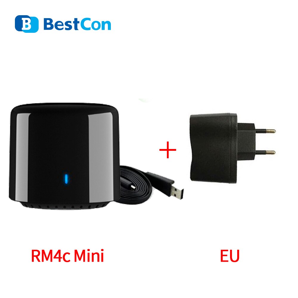 3Pcs Broadlink Rm RM4C Eu Intelligente Ir Afstandsbediening Smart Home Bestcon SCB1E Wifi Switch Werkt Met Sonoff Google thuis: RM4C Mini EU