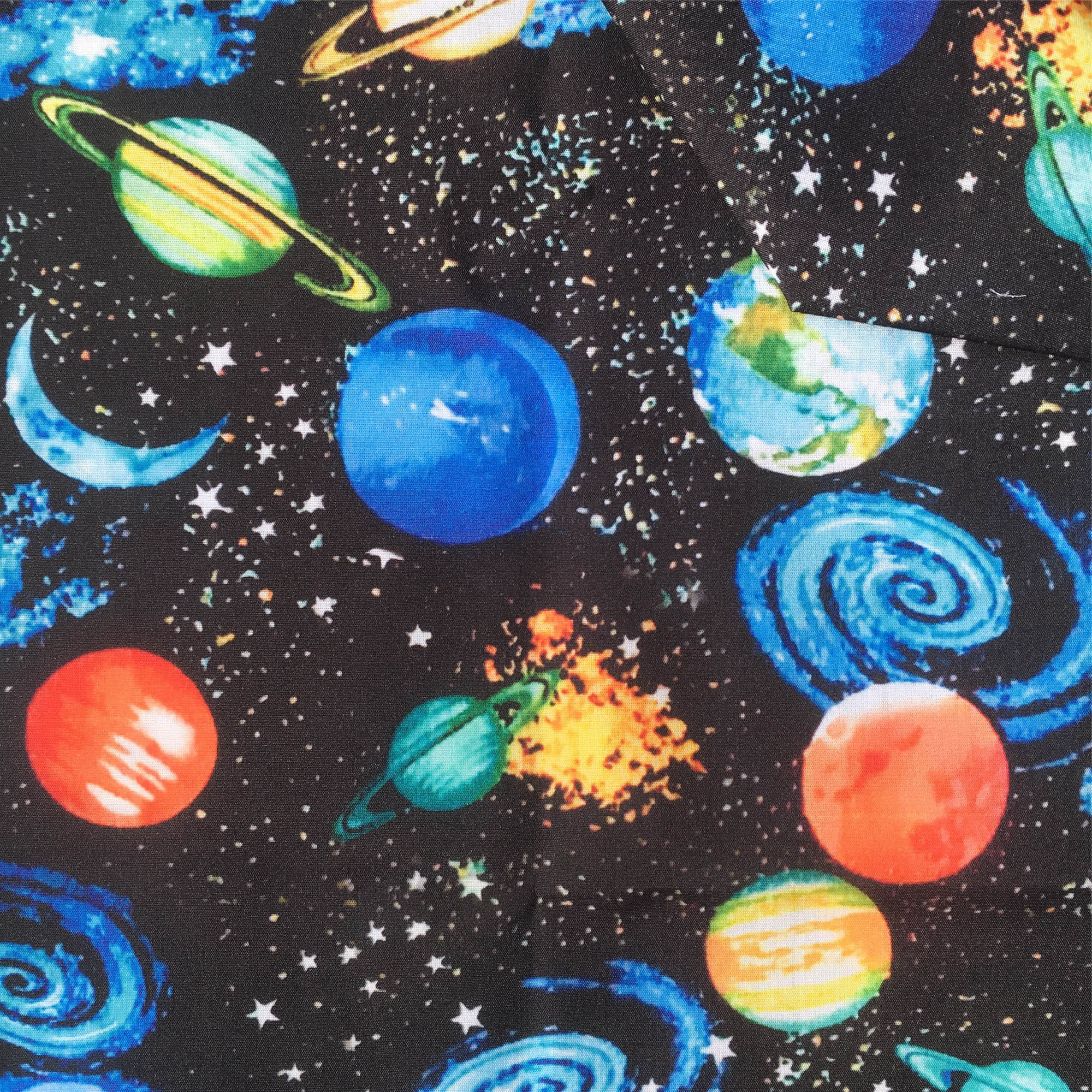 50*145cm Planet Galaxy Printed Polyester Cotton Fabric ,DIY Handmade Material For Home Textile,1Yc13746: 1110133001