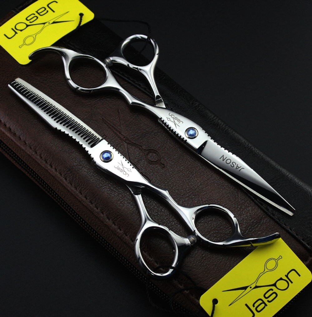 Ciseaux de Coiffure 6 Pouces - Acier JP 440C Coupe & Effilage - Outil Professionnel Barber