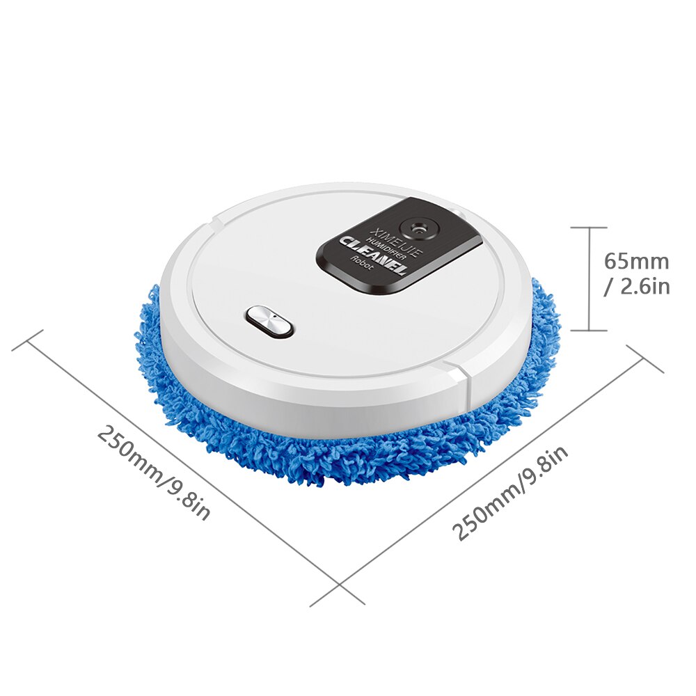 Mopping Robot Cleaner Spray Type Humidifying Wet & Dry Mopping Automatic Cleaning Anti-crash 1500mAh Rechargeable Robots Cleaner