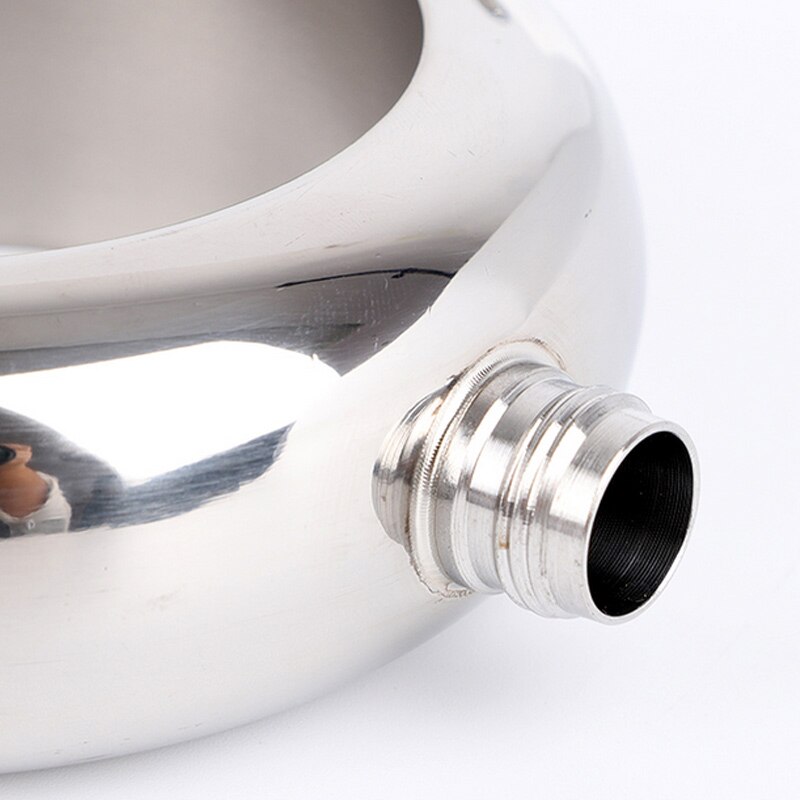 3.5oz Stainless Steel Bangle Hip Flask Bracelet Flasks Portable Round Wine Whisky Bottle Drinking Bottle Drinkware Funnel