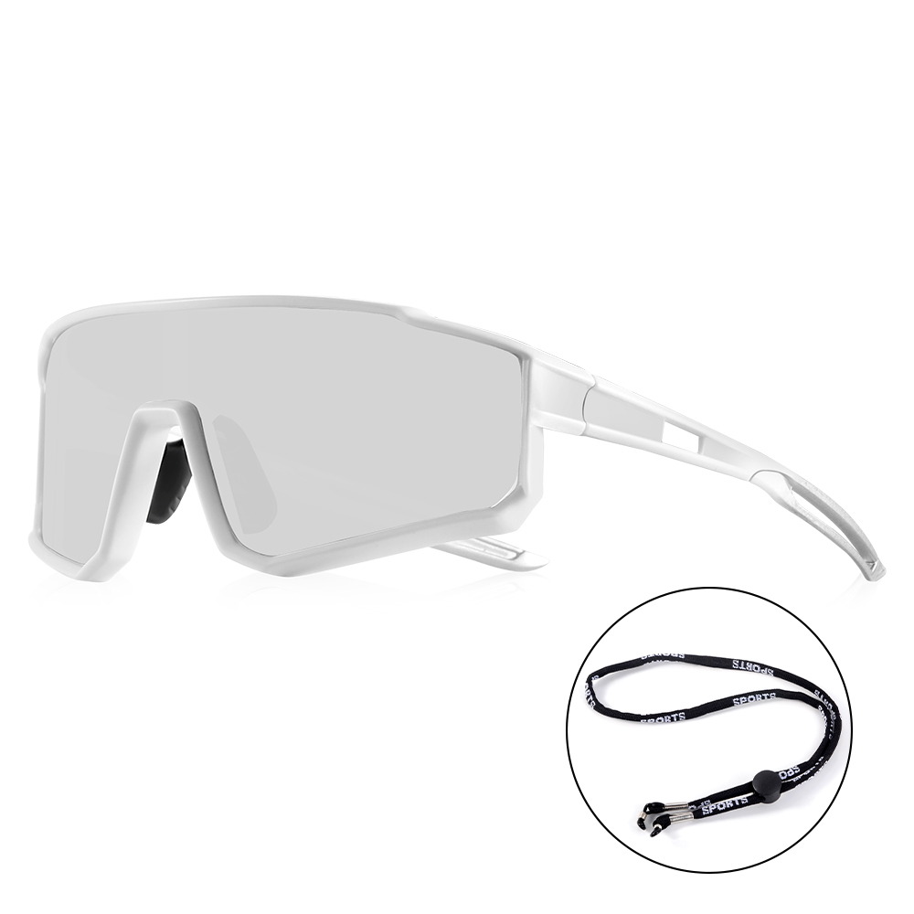 Crixalis polariserade solglasögon för män och kvinnor med rep, cykelsolglasögon, fiskeglasögon,  uv400 st: Grå