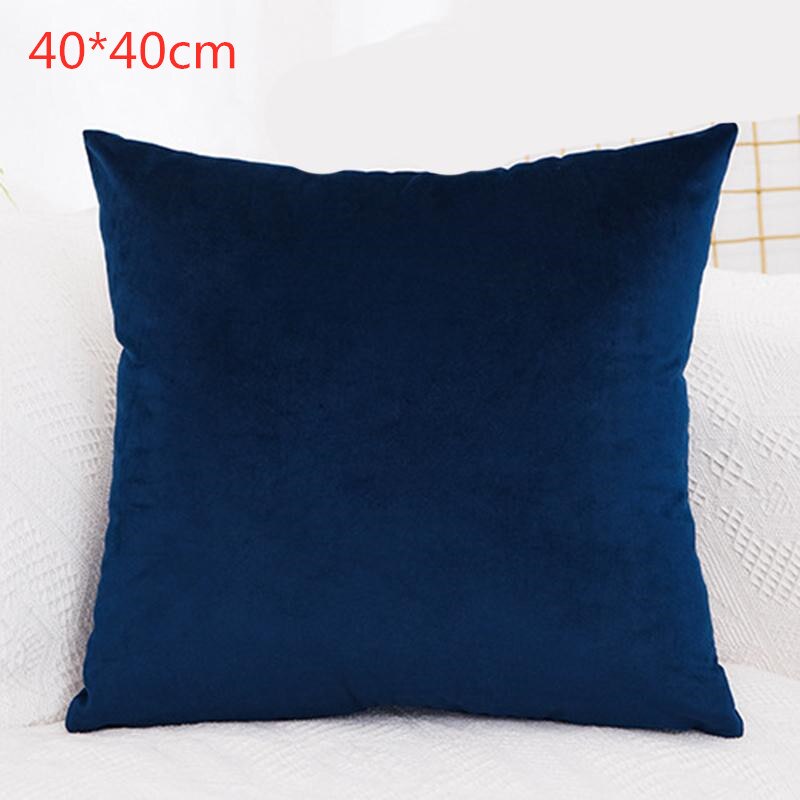 Pudebetræk sofa dekorative puder betræk plys pudebetræk til stue bil dekoration 43*43cm boligindretning: 2