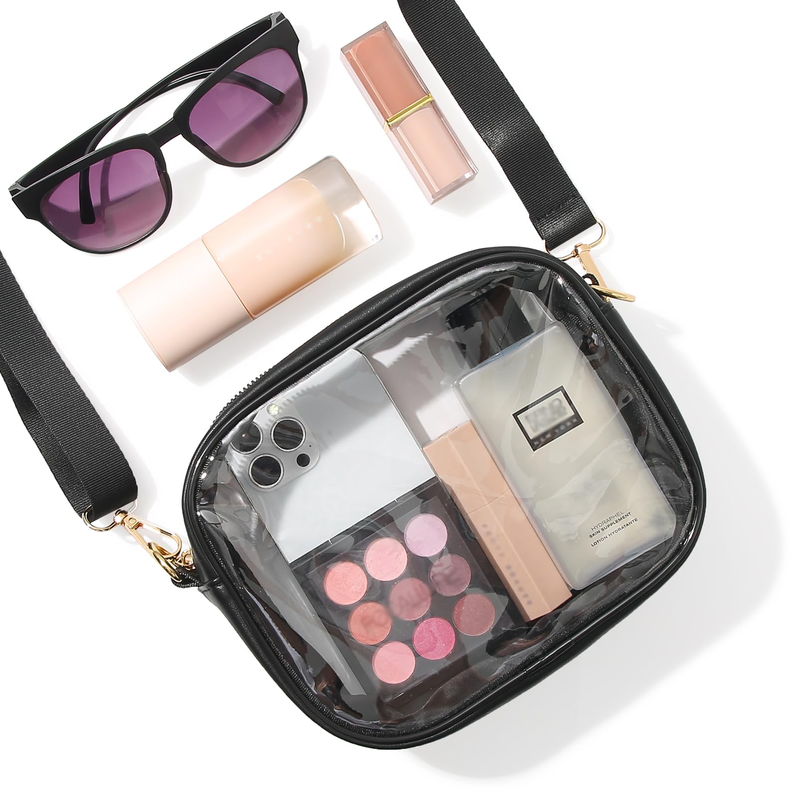 Doorzichtige Tas Stadion Goedgekeurd, Crossbody Transparante Tas Voor Concerten Sportevenementen, Portemonnees Voor Mannen En Vrouwen