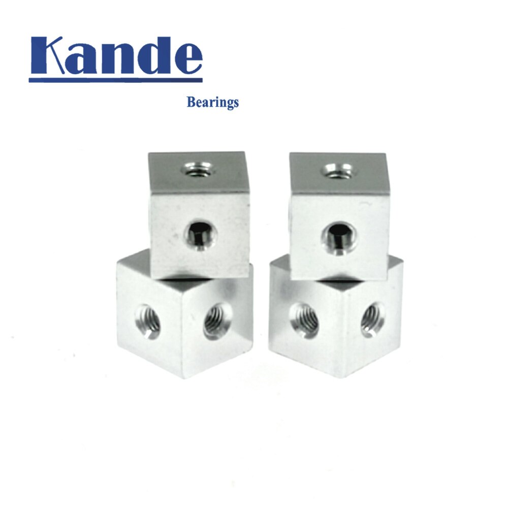 Six Sided Fixed Cube Connector for Acrylic Joining Cube Joning Angle for Industrial Style Aluminum Profile DIY Speaker