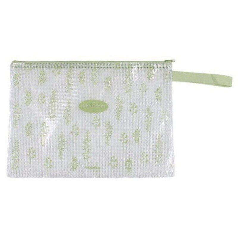 10 Pcs A4 Size Plastic Zip Document Filing Folder Bag Storage Pouch