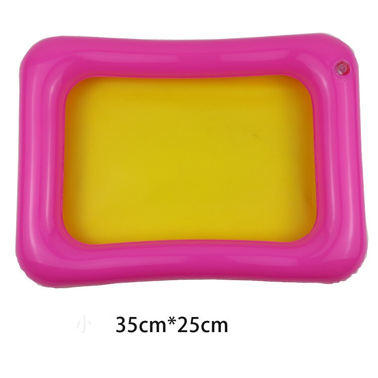 60*45cm Innen Magie Spielen Sand freundlicher Spielzeug Mars Raum Aufblasbare Sand Tablett Zubehör Kunststoff Mobilen Tisch: zufällig farbe S