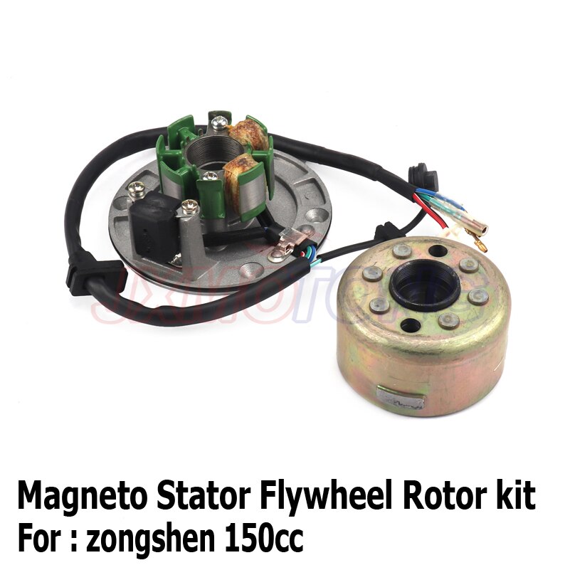 Magneto Stator Flywheel Rotor motor kit For Original Zongshen ZS150 155z 160cc Engine Dirt Pit Bike Monkey Bike parts