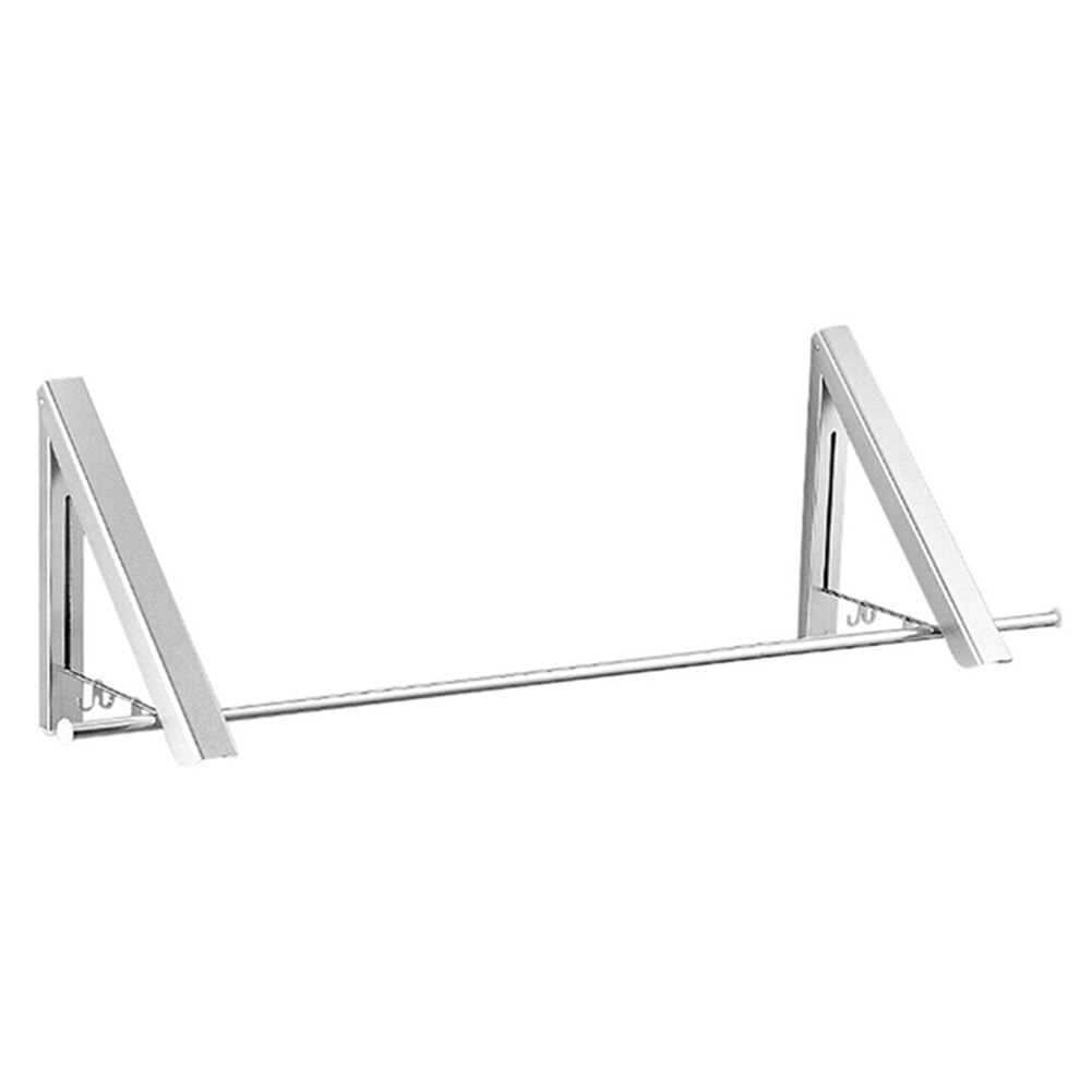 Folding Clothes Hanger Foldable Multifunction Wall Mounted Clothes Rail Drying Rack FAS6: 40cm pole color