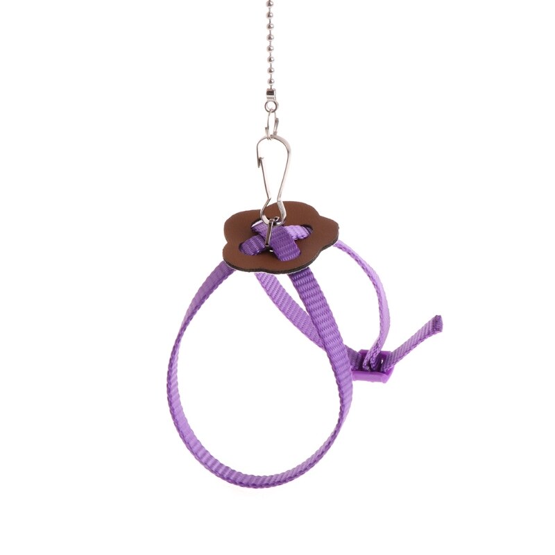 Papegaai vogelriem buiten verstelbaar harnas trainingstouw anti-bijtband: Papegaaienriem