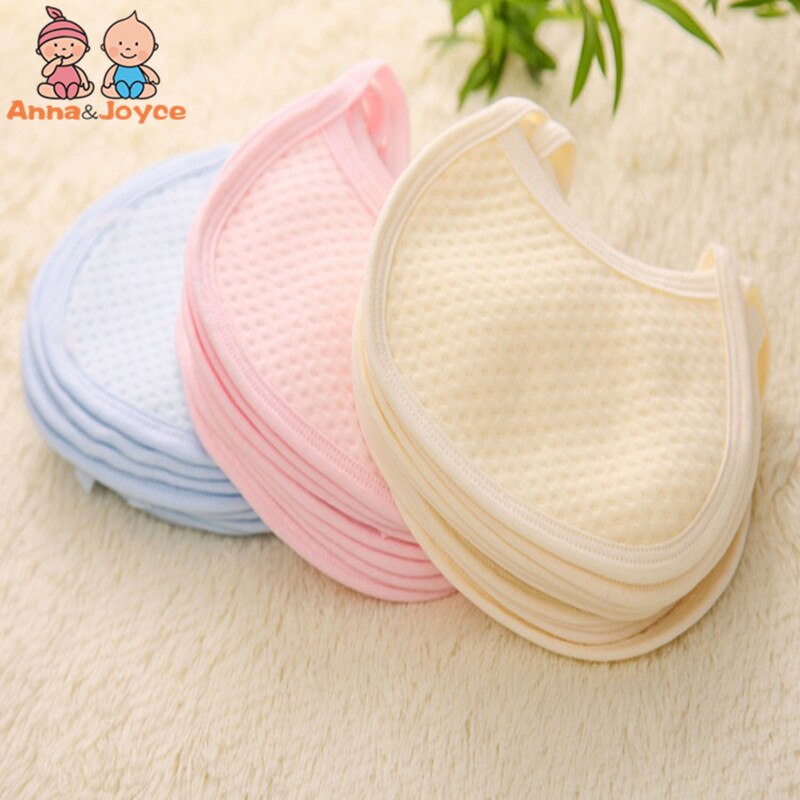 20 Stks/partij Drie Kleur Gemengde Kleur Willekeurige Haar 3 Kleur Zachte Katoenen Baby Bib Baby Baby Katoen Comfortabele Speeksel TowelATRK0058