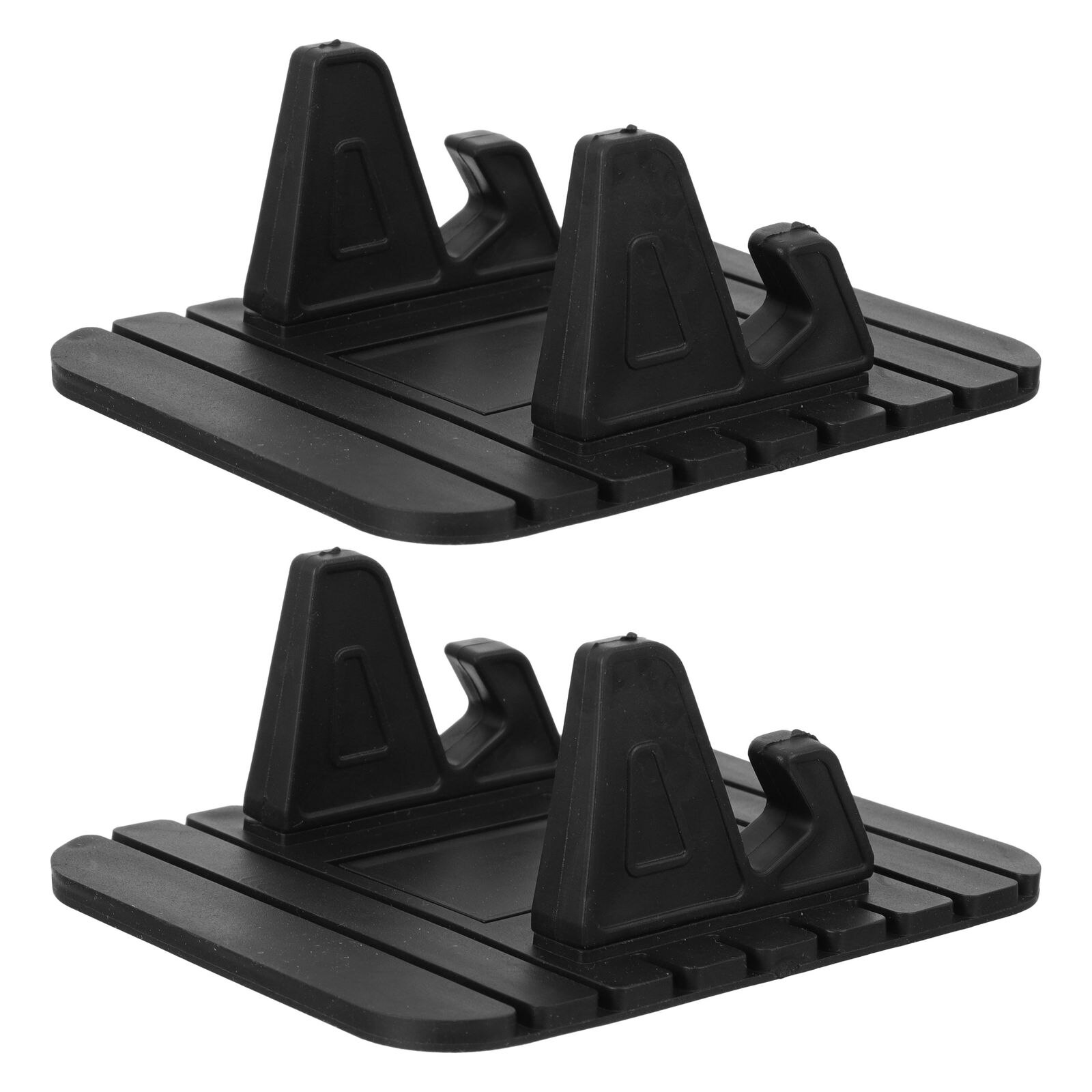2pcs Non-slip Mobile Phone Pad Rack Universal Car On-board Navigation Bracket