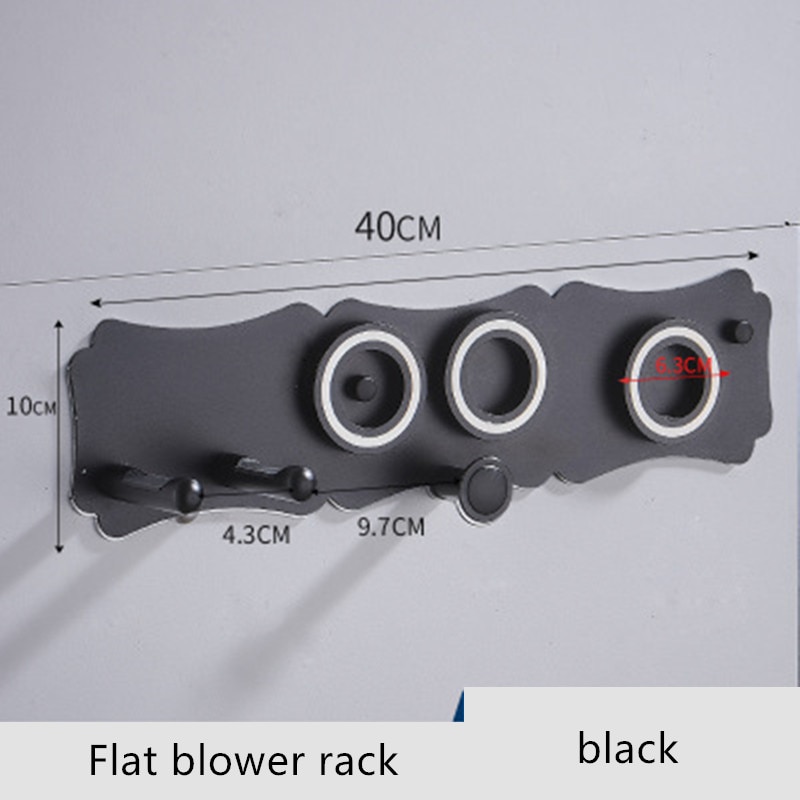 Föhnhouder, wandgemonteerd opbergrek, badkamerplank voor dyson supersonic föhn