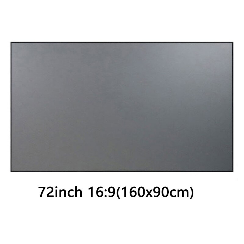 72 84 100 120 Inch Reflective Fabric Cloth For YG300 T6 XGIMI H2 HALO Mogo for mi DLP Projector Screen: D