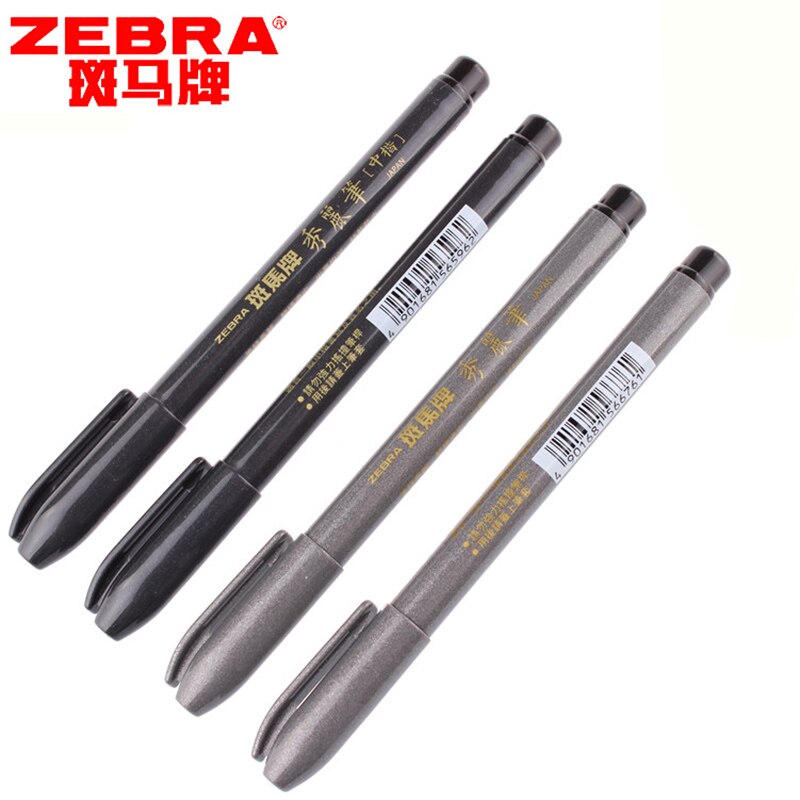 Zebra Calligraphy Brush Pen Extra Fine Medium Tip Japan