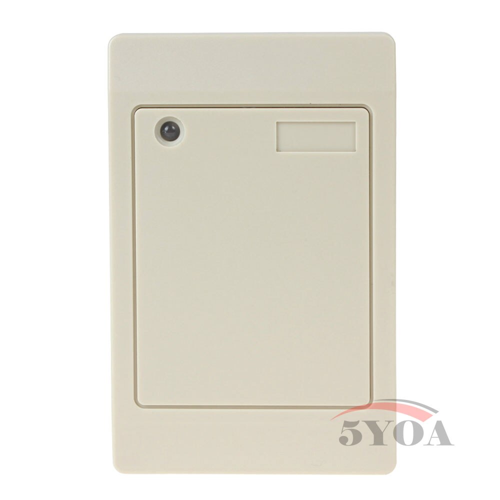 Lector de tarjetas de proximidad inteligente 5YOA, resistente al agua, 125KHz, RFID, sin contacto, Control de acceso, Weigand, IP65, EM ID