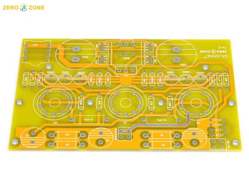 Zerozone TU-2 (Wcf Gewijzigd) 6N2 + 6N6 Buis Hoofdtelefoon Versterker Bare Pcb