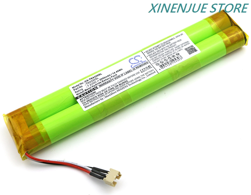Batería de altavoz de 7,2 V/2000mAh para TDK Life On grabar A33
