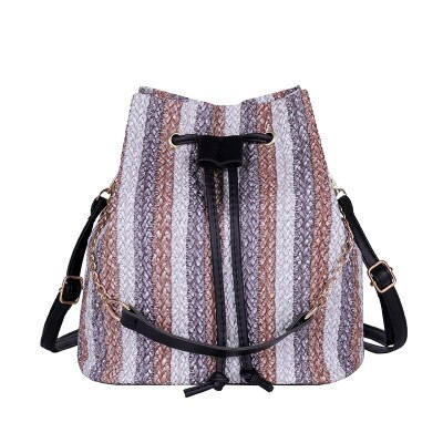 Hsthe Sea Stro Strandtas Schoudertas Dames Zomer Handtas Vrouwen Weven Emmer Tas Mand Tas Raffia Tas Outdoor Casual Crossbody Tas voor Reizen School Werk Winkelen (Kameel), camel, Eén maat