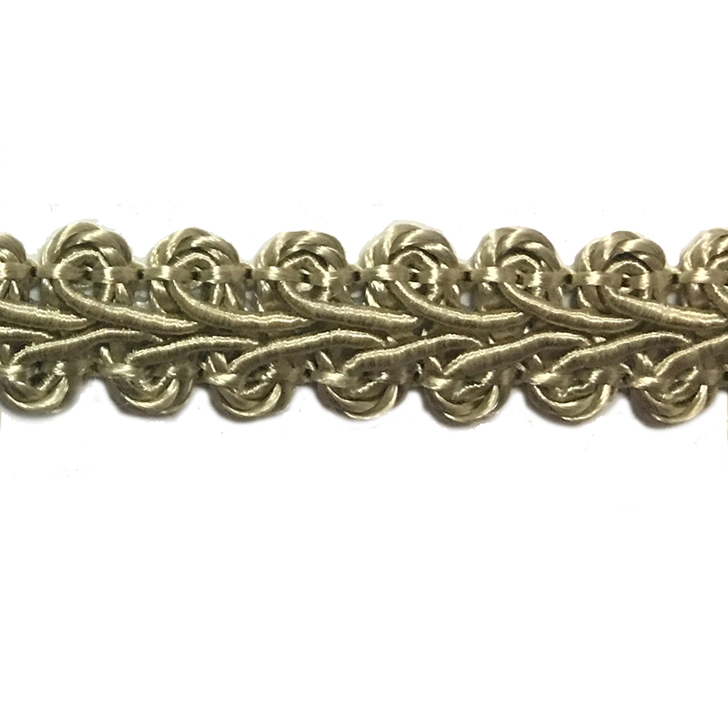 12M Braid Trim Lace Trim Gimp Basic Sewing Ribbon Polyester DIY Crafts Sewing Costume Home Decorative macrame Braided Cords: Taupe