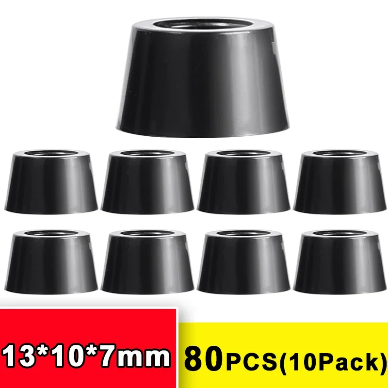 Tampons en caoutchouc coordonnants pour pieds de chaise, pare-chocs, amortisseur, rond, meubles, joint, rondelle, kits de protection, accessoires de quincaillerie, 8 pièces, 120 pièces