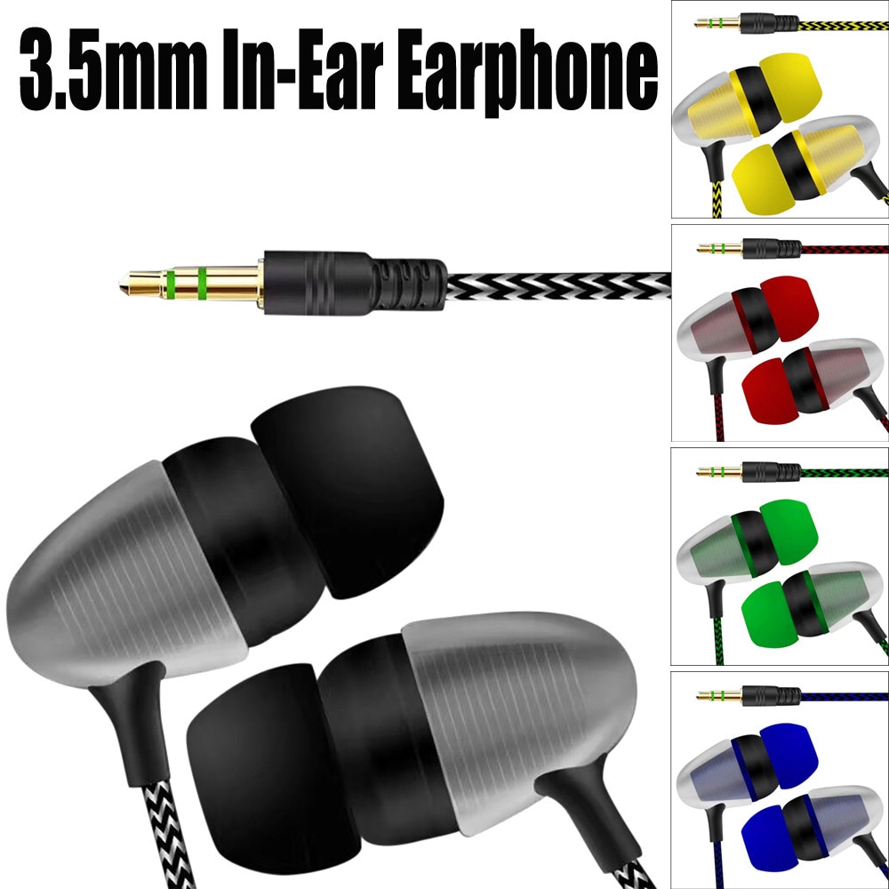 Oortelefoon Universele In-Ear Wired Headset Zonder Microfoon 3.5Mm Jack Oordopjes Oortelefoon Voor Mobiele Telefoon In voorraad 24