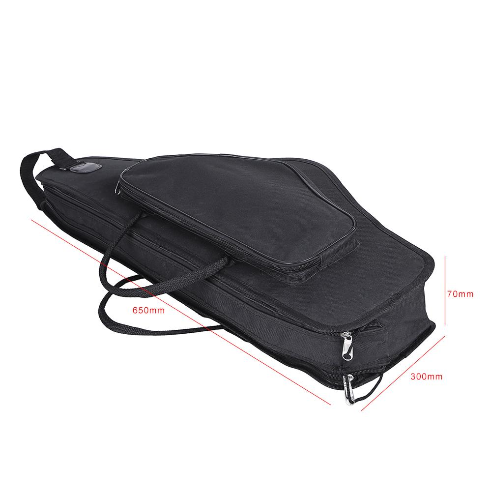 Universele Altsaxofoon Sax Tas Extra Dikke Spons Schouders Rugzak Handtas Waterdichte Oxford Doek Tas Case Voor Instrument: Default Title