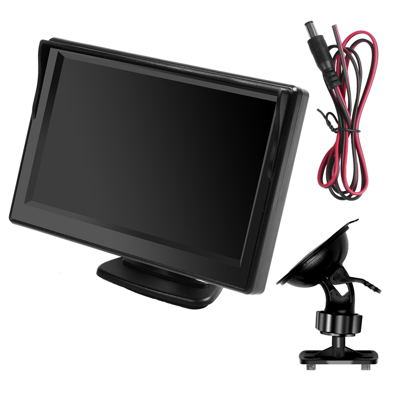 5 "800*480 Tft Lcd Hd-scherm Monitor Car Rear Achteruitkijkspiegel Backup Camera