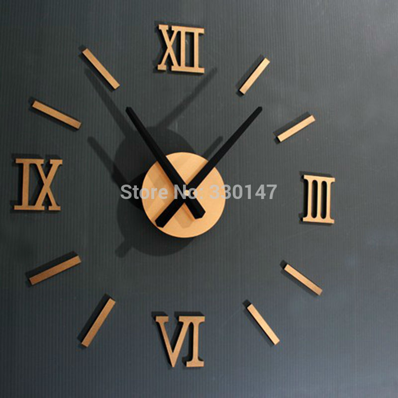 Rome – horloge murale numérique 3d, en acrylique, silencieuse, moderne,