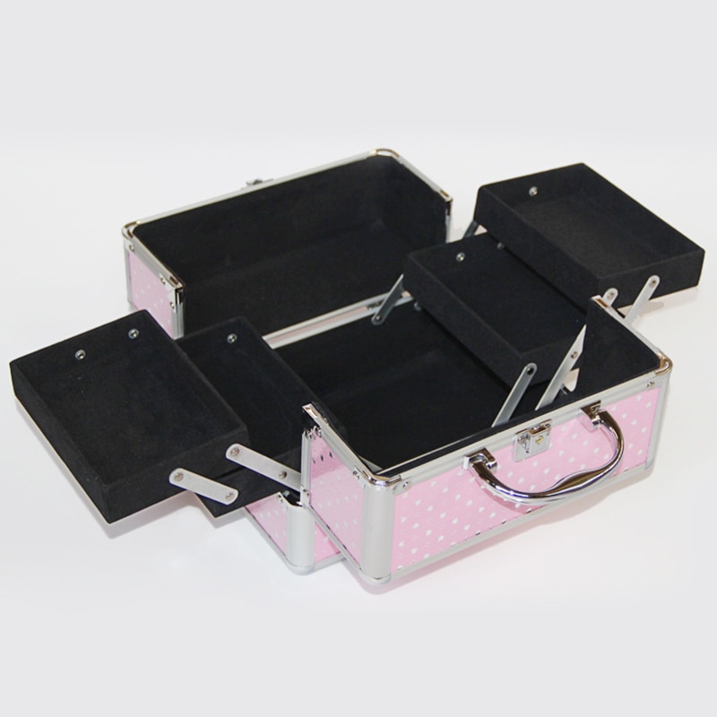 Make Up Storage Box Cute Cosmetic Makeup Organizer Jewelry Box Women Organizer for Travel Storage Boxes Bag Suitcase
