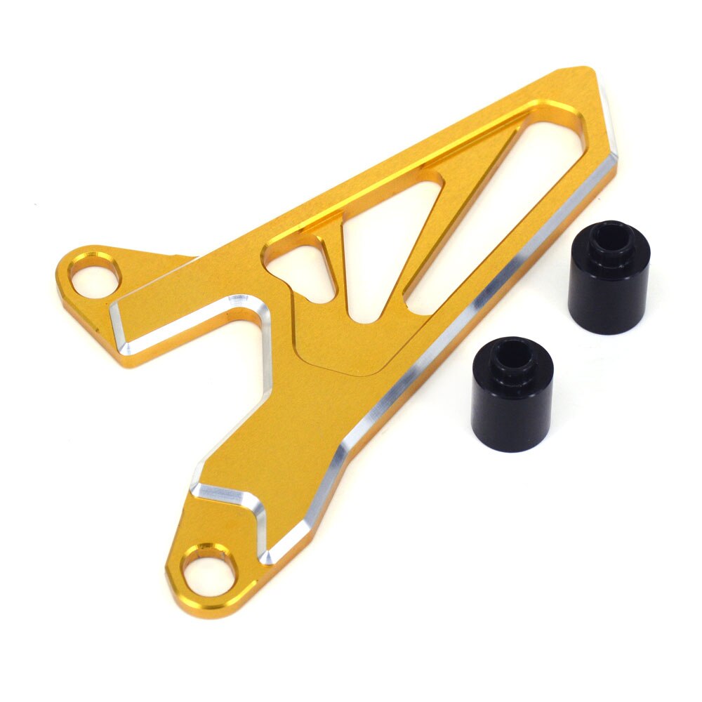 Cnc front tannhjul beskyttelsesveske sparer stasjonsdeksel beskytte til yzf wrf  yz 250 99-17 yz250f yz450f wr250f wr450f 03-13 yz250x 16 17: Gul