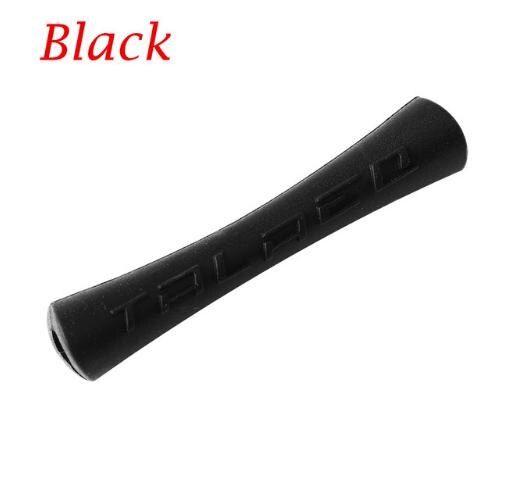 5 stks Fiets Kabel Rubber Protector Sleeve Voor Shift Remleiding Pijp Ultralight MTB Fiets Frame Bescherming Kabel Gidsen: Black
