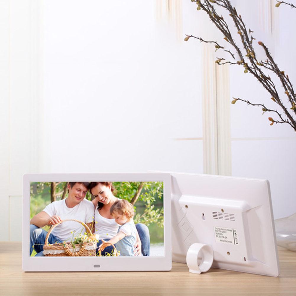 10 Inch Widescreen Digital Photo Frame HD Ultra-Thin LED Electronic Photo Album LCD Photo Frame Support Music Playback