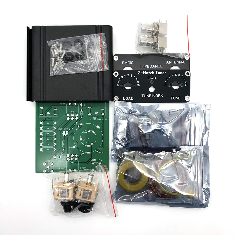 NEUER manueller QRP Z-Spiel-Antennentuner 3–28 MHz: Armee Grün
