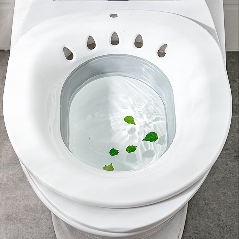 Kokoontaitettava suuri kapasiteetti ilmainen bidee yksityinen wc-istuin antibakteerinen terveellinen materiaali
