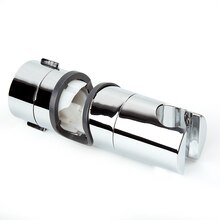 20-25mm Universal Adjustable Shower Rail Slider Bracket Replacement Chrome Shower Head Rail Slider Adjustable Holder