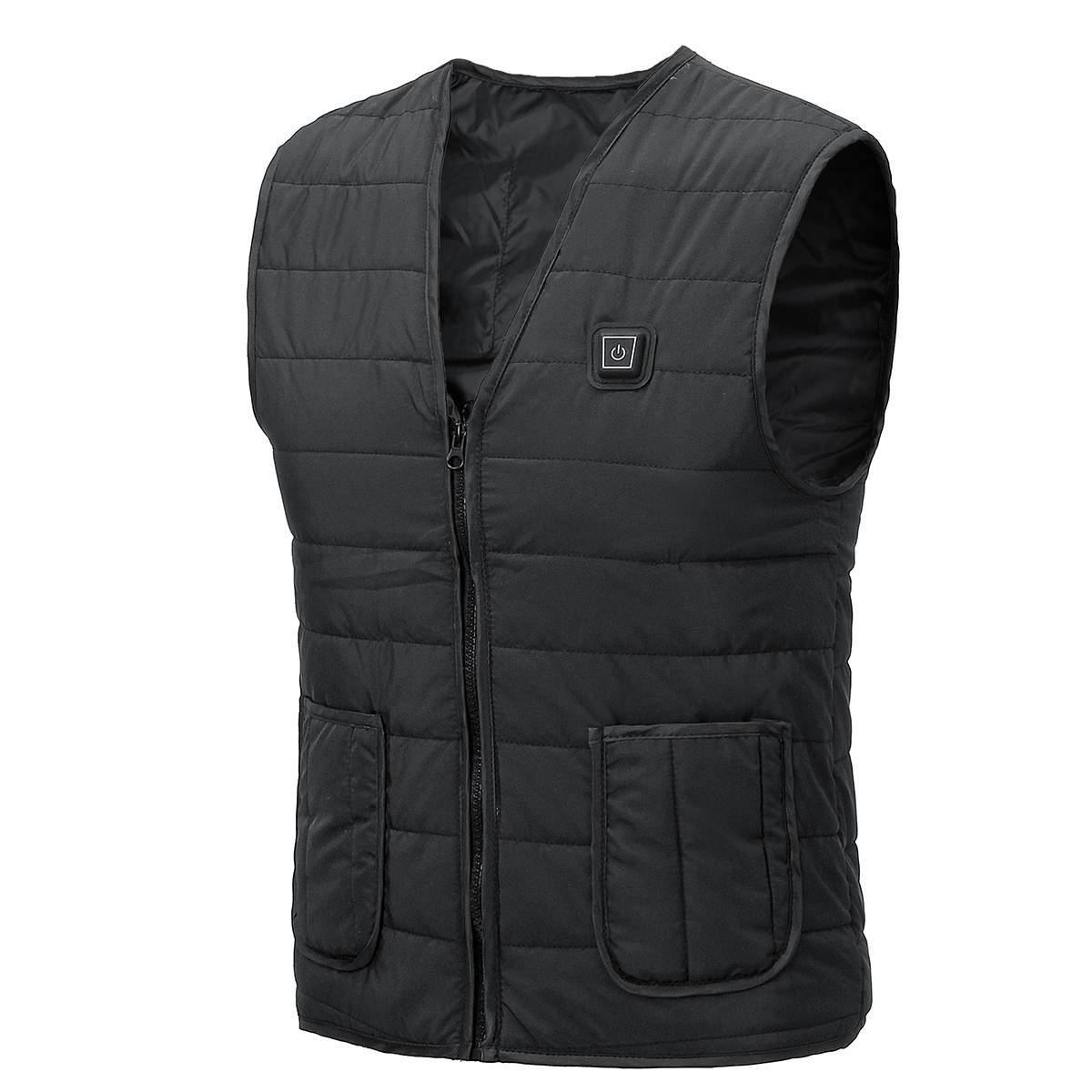 Dual Control Usb Infrarood Verwarming Vest Jas Winter Outdoor Camping Wandelen Wasbare Elektrische Thermische Kleding Warm Vest: Basic Type / M