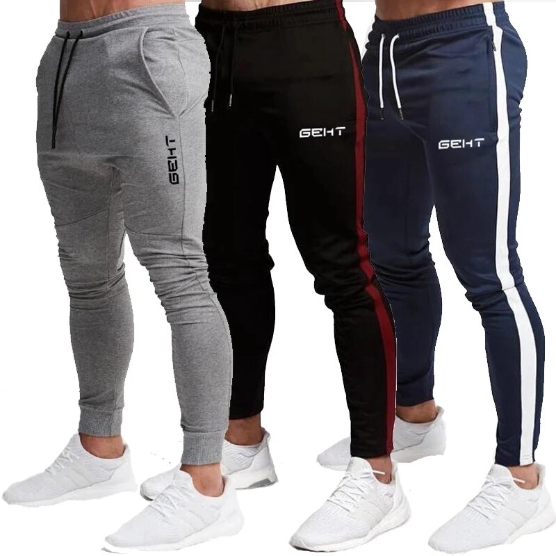 Geht Casual Skinny Broek Heren Joggers Joggingbroek Fitness Workout Track Broek Herfst Mannelijke Mode Broek