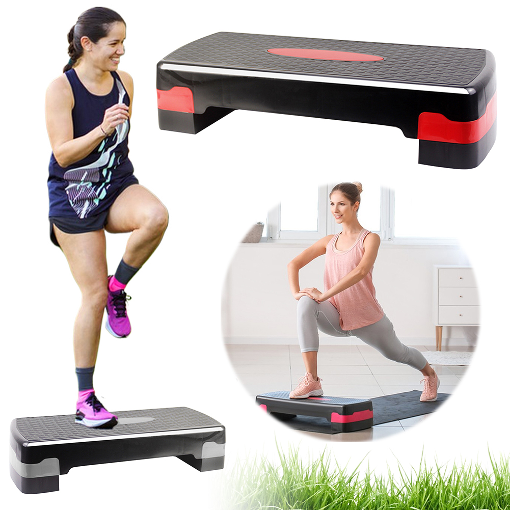 Pedales de Fitness aeróbicos, Stepper de ejercicio ajustable para culturismo, equipo de Fitness