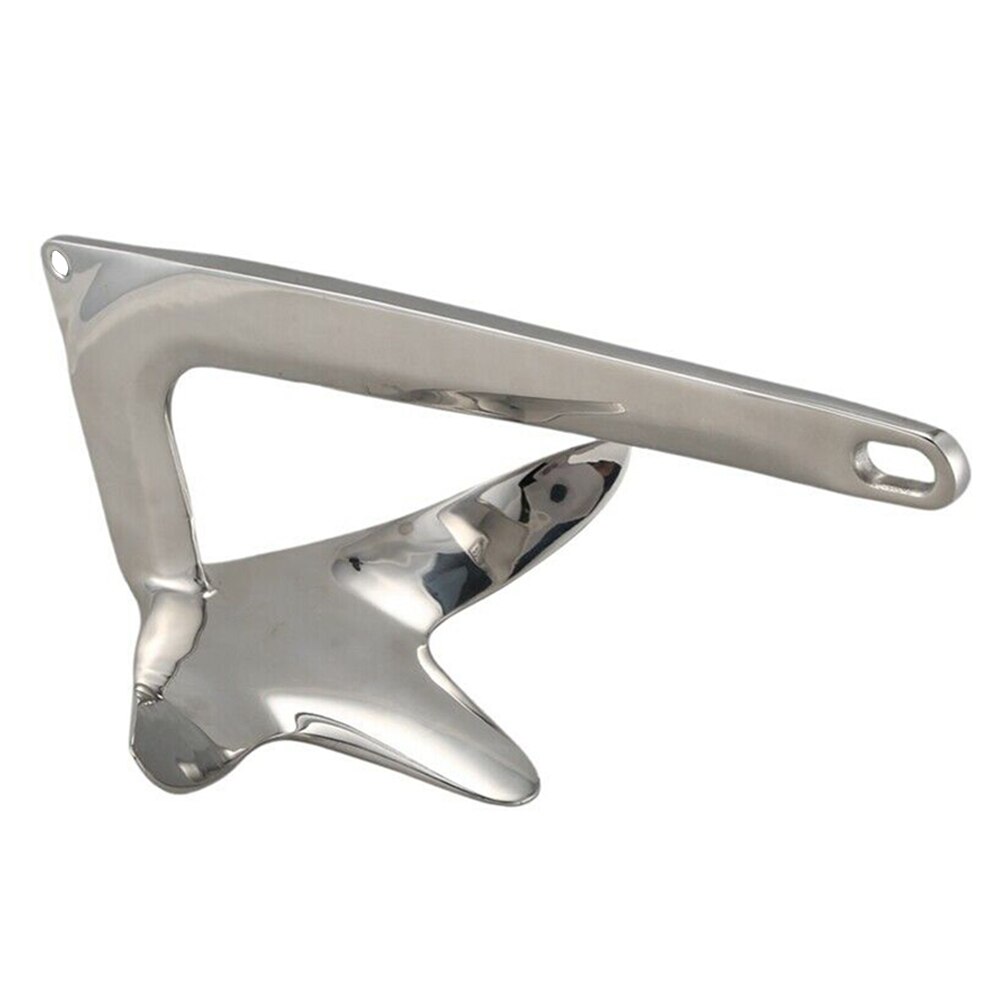Safety Stable Yacht Sailing Accessories For Marine Outdoor Boat Anchor Stainless Steel Heavy Duty Claw Style Dinghy Kayaks