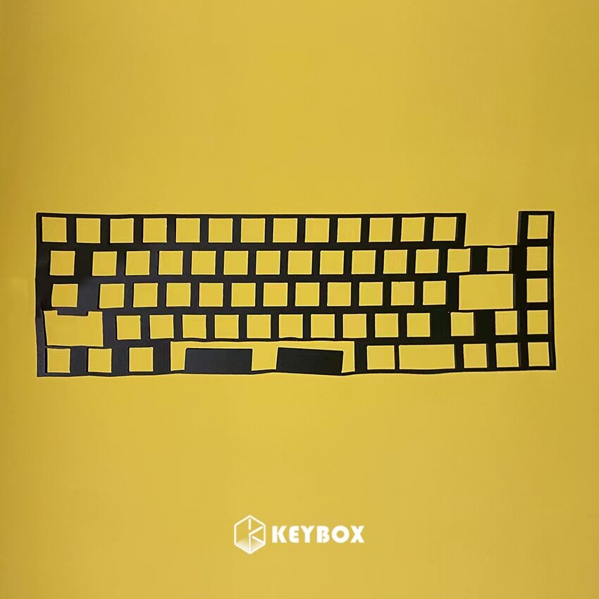 Keybox Keyboard Positioning Plate Poron Foam Keyboard Silent Foam For Mechanical Keyboard 60 Layout 61 63 Layout