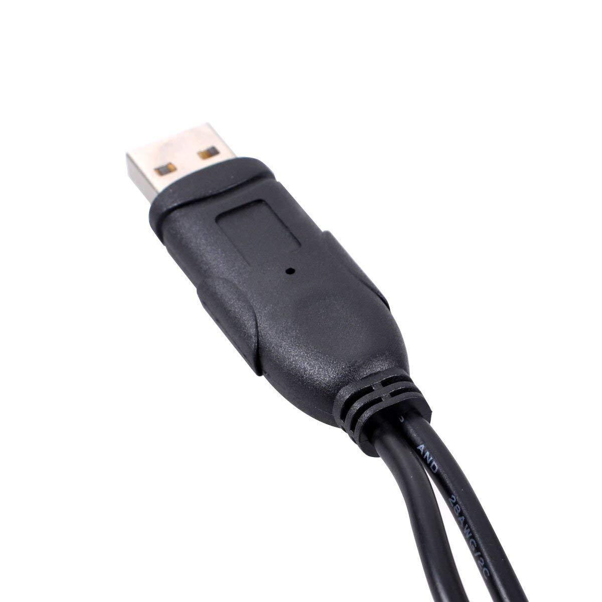 USB 2.0 to PS transfer cable male to 2 female dual PS interface USB to keyboard and mouse transfer cable extension cable