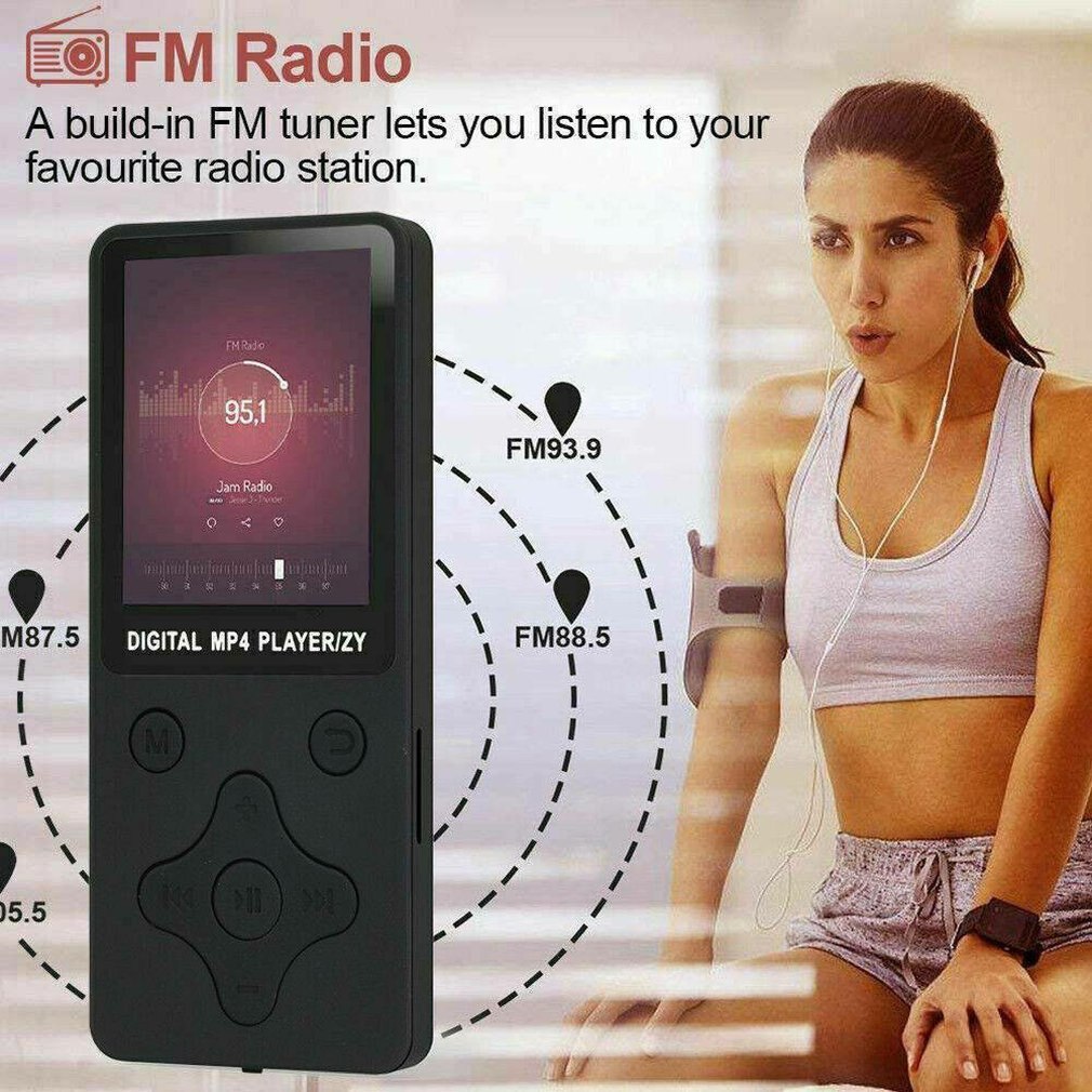 Lettore MP4 Ultra Sottile - Schermo 1.8 Pollici - Video HD - Audio HiFi Lossless - Touch Tone