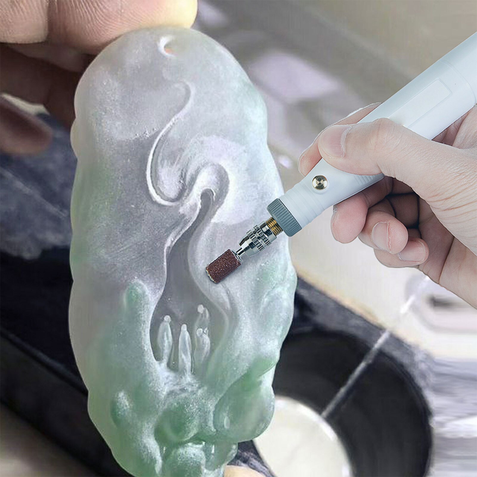 Mini Drill Engraver 18V Adjustable Speed Power Tool Manicure Machine Electric Motor Drilling Machine Dremel Accessoraies Set