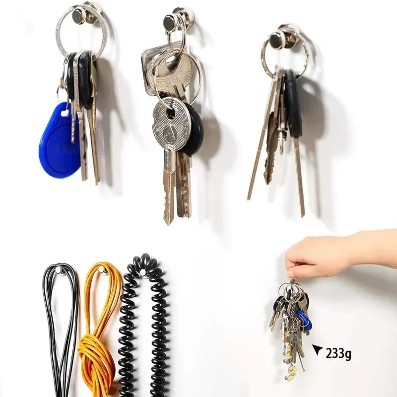 50/1PCS Small Strong Magnetic Push Pins Whiteboard Pushpin Office Sucker Thumbtack Metal Neodymium Magnets Fridge Cone Pushpins