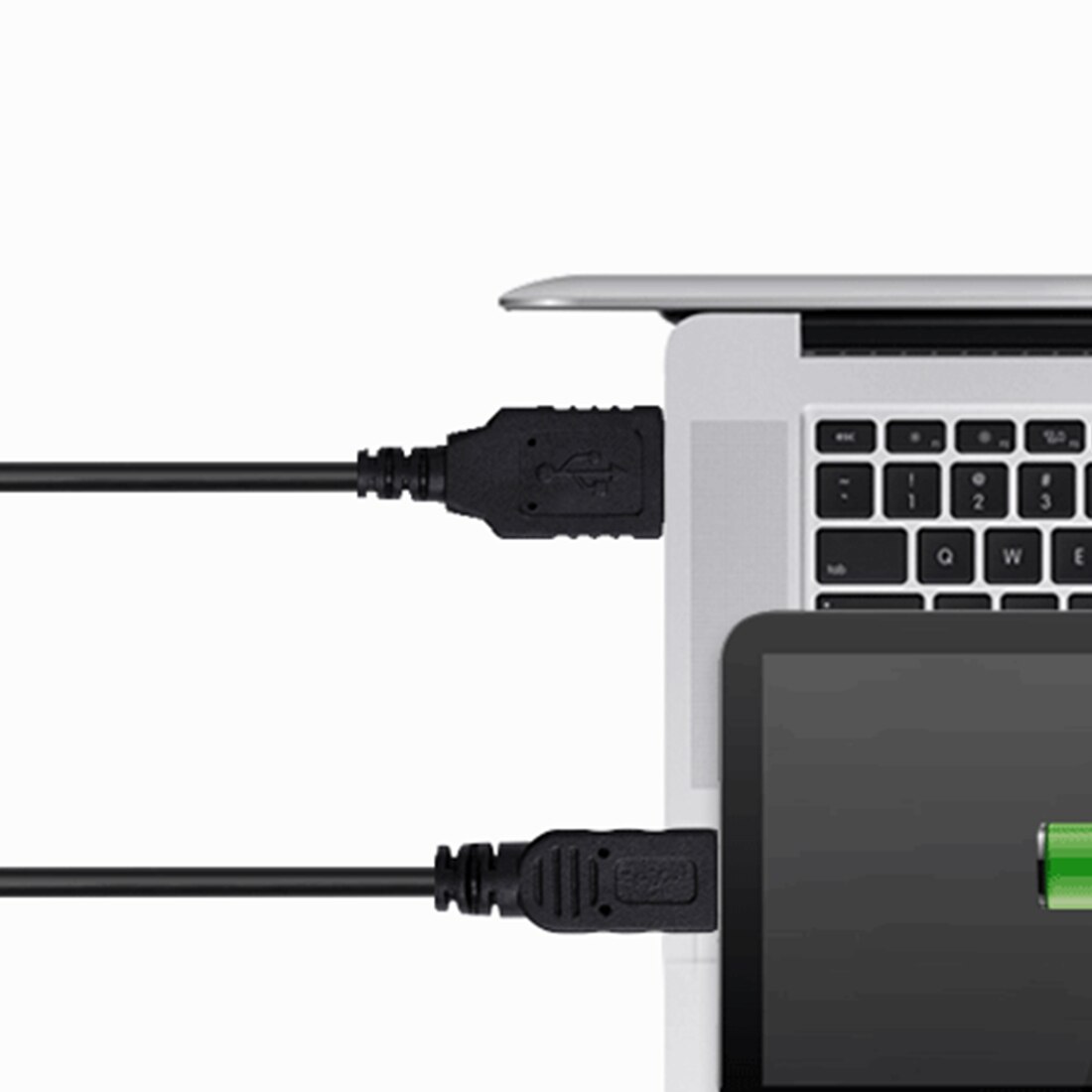 Marsnaska 50cm telefon adapter mini usb 2.0 a han til mini 5 pin b lade data kabel adapter til  mp3 mp4 spiller digitalkamera