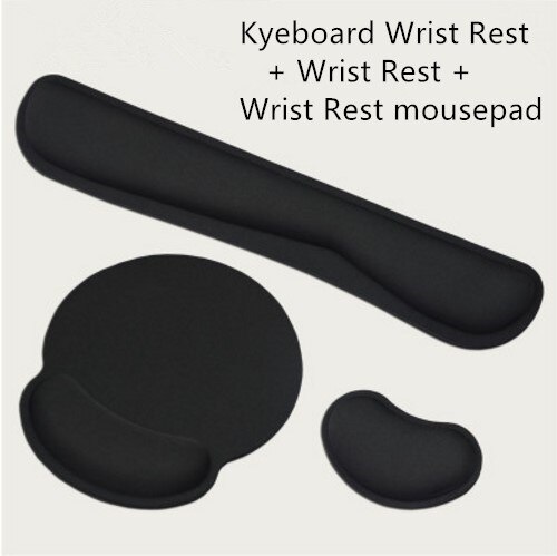 Mechanical keyboard wrist support hand pad Wrist Rest mousepad foam memory cotton: Blue