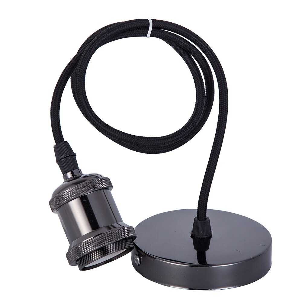 Portalámparas Vintage Edison E27 con cable Industrial estilo de base de lámpara E27 E26 Base DE portalámparas para lámpara de techo colgante