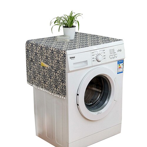 Cubierta a prueba de polvo para el hogar, cubiertas de algodón para lavadora, bolsa de almacenamiento impermeable para refrigerador, bolsillos, Protector, accesorios para mascarillas: C